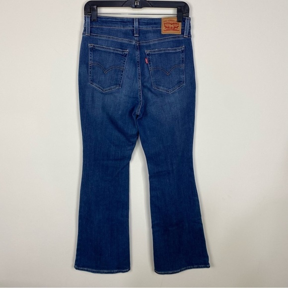 Levi's 726 flare bell bottom denim jeans Boho Bohemian Western Rodeo - Picture 3 of 4
